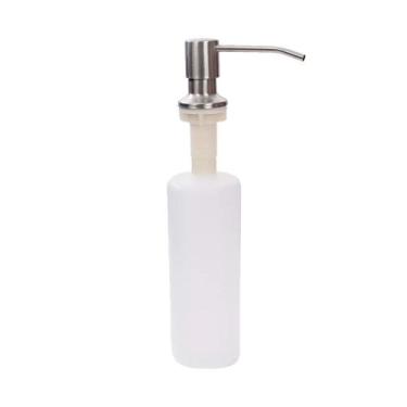 Imagem de Dispenser Dosador Detergente Embutir Aco Inox Cromado 500ml - Casa do 