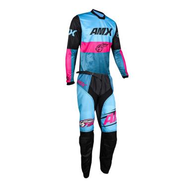 Imagem de Conjunto Roupa Amx Prime Race Calça Camisa Trilha Motocross