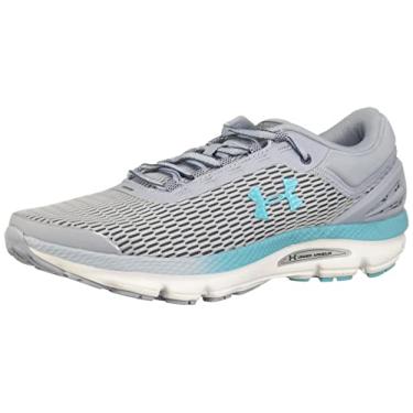 Imagem de Under Armour Tênis de corrida feminino Charged Intake 3, Alturas azuis (400)/cinza para enchimento, 5