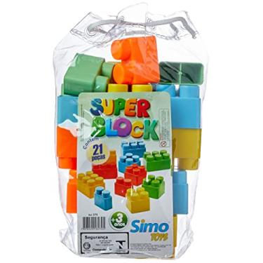 Imagem de Sacola Super Block 21 Pçs, Simo Toys