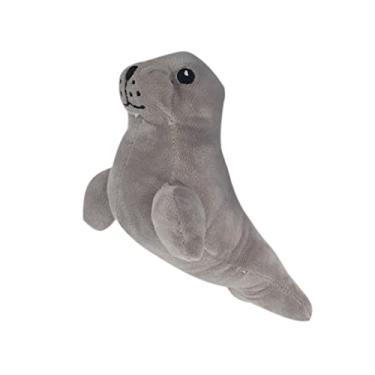 Imagem de Brinquedo Mordedor Pet Pelúcia Foca 18cm para Cães e Gatos
