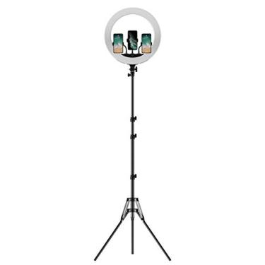 Imagem de Iluminador Circular de Led Ring Light 45cm com Tripé de 2m - Apexel