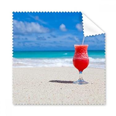 Imagem de Pano de limpeza de imagem de suco de melancia Ocean Sand Beach 5 peças