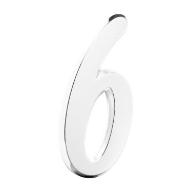 Imagem de Número Residencial Para Casa 6 Espelhado 3D 22cm