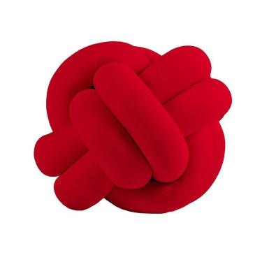 Imagem de Almofada De Nó Decorativa Vermelho Avulsa