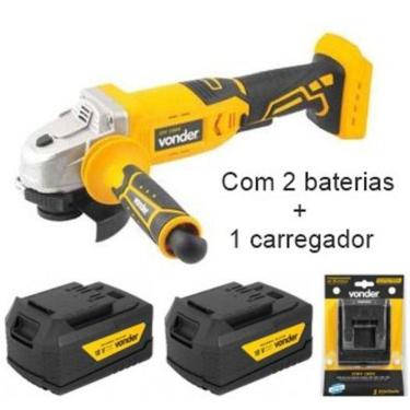 Imagem de Esmerilhadeira 4.1/2 2 Baterias 4.0Ah 18V Iev 1808 Vonder