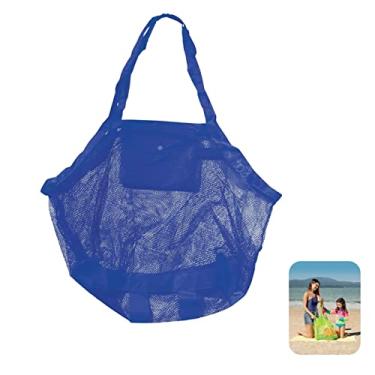 Imagem de Bolsa De Praia Para Brinquedos Saco Sacola Para Camping Piscina - 3201 Tobee - Azul