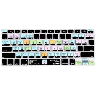 Imagem de As películas de teclado de silicone XSKN OS X English são compatíveis com MacBook 13' 15' 17' US versão