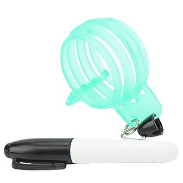 Imagem de Forro de Bola de Golfe, Forro de Linha de Bola de Golfe Fácil de Alinhar Ferramenta de Marcação ABS de 360 ​​graus para Playground (Verde)