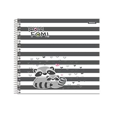 Imagem de Kit de Cadernos, Foroni, Universitário, 1 Matéria, Capa Dura, Fom Fom, 80 Folhas, Pacote com 4