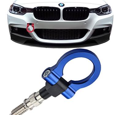 Imagem de JGR Gancho de reboque estilo Track Racing Parafuso de alumínio CNC Acessórios de carro para-choque dianteiro traseiro compatível com BMW Série 3 318 320 323 325 328 330 335 316 340 F30 F31 F34 GT 2012