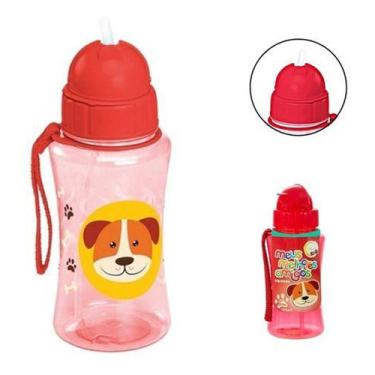 Imagem de Garrafa Squeeze Plástica 400ml Bichinhos - Art House Kids