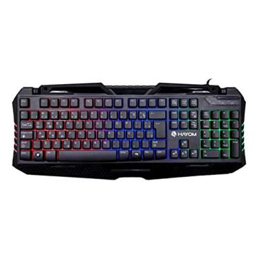 Imagem de Teclado Do Pc Qwerty Gamer Com Luz Rgb Abnt2 - Tc3205