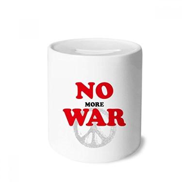 Imagem de DIYthinker No More War World Love Peace World Caixa de dinheiro de cerâmica porta-moedas presente de cofrinho
