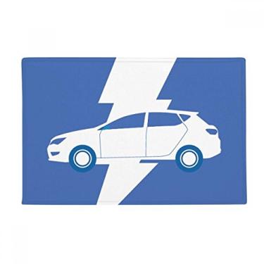 Imagem de DIYthinker Tapete para porta de banheiro com estampa ambiental, tapete antiderrapante para veículos energéticos