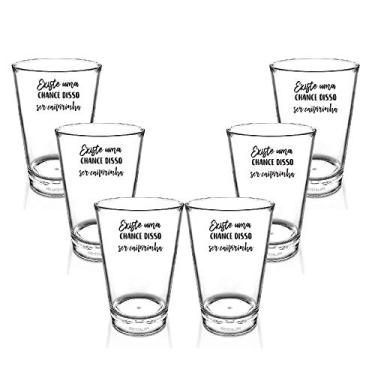 Imagem de Kit 6 Copos Caldereta Acrílico Personalizado - Chance de Ser