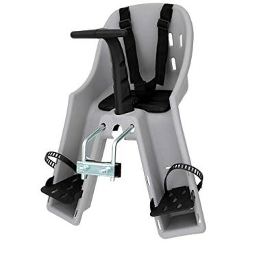 Imagem de Cadeirinha Dianteira Baby Bike Kalf - Preto c/Chaveiro COR: CINZA