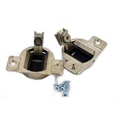 Imagem de Blum compacto dobradiça 33 (tipo de parafuso) para armários de moldura de rosto com parafusos - pacote com 2