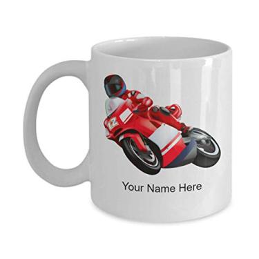 Imagem de Caneca de motocicleta personalizada - Caneca de café para amantes de motocicleta - Caneca de motocicleta personalizada - Caneca de café de 325 ml