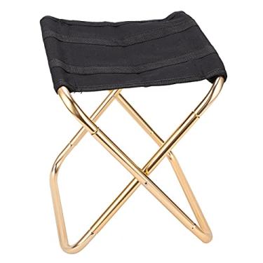 Imagem de Banco de acampamento, cadeira dobrável Samll de 28 cm para acampamento, pesca, caminhadas, jardinagem e praia, assento de acampamento com bolsa de transporte