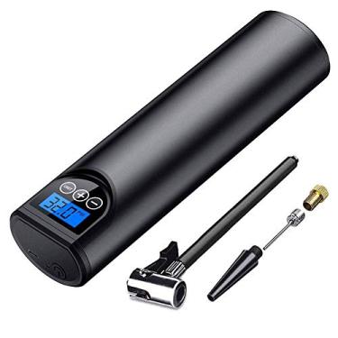 Imagem de N/Z Bomba de pneu de carro mini compressor de ar portátil sem fio bomba de pneu portátil 2000 mAh LCD LED 150PSI Inflador de ar para carro e bicicleta outros pneus infláveis