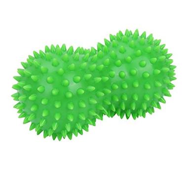 Imagem de Bolas de massagem, bolas de massagem de amendoim de PVC, ombro para trás, massageador de pés, fascite plantar e terapia muscular de tecido profundo em todo o corpo para exercícios de força/relaxamento