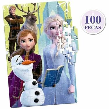 Imagem de Quebra-Cabeça - 100 Peças - Disney - Frozen - Toyster