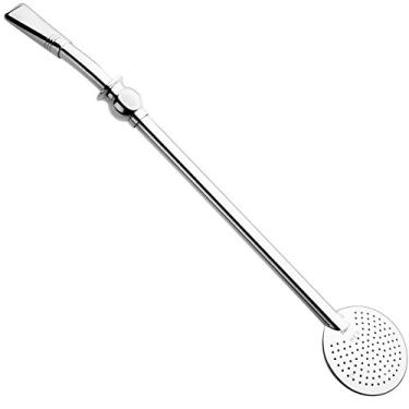 Imagem de Bomba De Chimarrão Cuia Aço Inox Bomba Para Mate Inteira