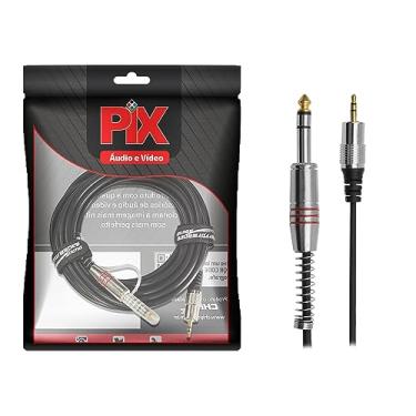 Imagem de Performance Sound 018-8055 Cabo P2 + P10 Fitz - P2 Estereo + P10 Estereo Plug Metal, 5 M