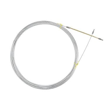 Imagem de Baoblaze Dispositivo de enfiamento de fio ferramenta prendedor de fita de peixe universal aço multiuso portátil fio elétrico para parede elétrica de pesca, 5M