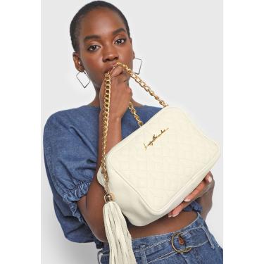Imagem de Bolsa Luiza Barcelos Matelassê Off-White Luiza Barcelos 77770516 feminino