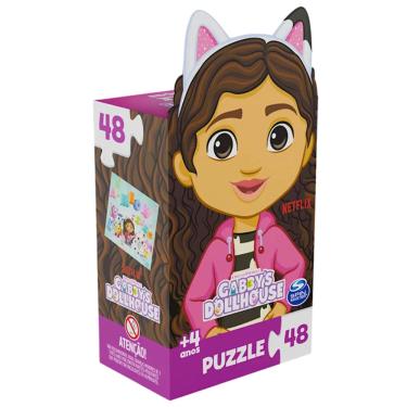 Imagem de Puzzle 48 Peças Gabby`s Dollhouse Embalagem Especial Grow