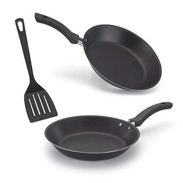 Imagem de Conjunto de Frigideira francesa Antiaderente n 16 e 20 c/Espatula