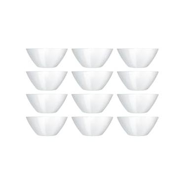 Imagem de Conjunto de Saladeiras Duralex Opaline Blanc em Vidro 840 ml – 12 Peças
