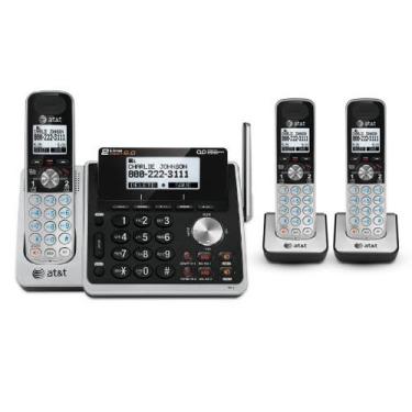 Imagem de AT&T TL88102 + (2) TL88002 3 telefones sem fio (2 linhas) DECT 6.0..