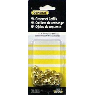 Imagem de Refil de argolas de latão #0 da General 1261-0, 24 unidades
