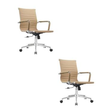 Imagem de Kit com 2 Cadeiras para Escritório Diretor Manhattan Fendi