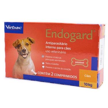Imagem de Vermífugo Endogard Para Cães Até 10Kg 2 Comprimidos - Virbac