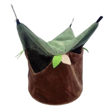 Imagem de Generic Casa de ninho de pássaro, cabana, habitat de inverno, cama de pássaro de pelúcia, rede para tentilhões, periquitos, calopsitas, hamster, eu