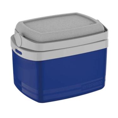 Imagem de Caixa Térmica 5L Cooler Com Alça Tropical Azul Soprano