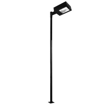 Imagem de Poste Iluminaçao Publica 3 Metros Aço Pintura Eletrostatica Suporte Refletor Barra