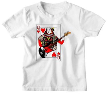 Imagem de Camiseta Infantil Rainha De Copas Do Rock - Alearts