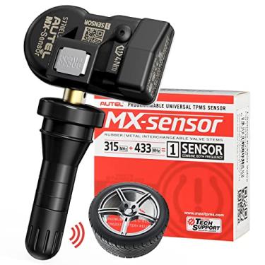Imagem de Autel Sensor MX-Sensor 2 em 1 (315 MHz + 433 MHz) Sensores Programáveis TPMS Nível OE Sistema de Monitoramento de Pressão dos Pneus 100% Clone