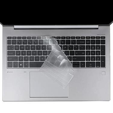 Imagem de UUONDO Capa de teclado para laptop HP EliteBook 860 865 G9 de 16 polegadas 2022, 2023, 2022, 2021, novo HP EliteBook 16, capa protetora de teclado em TPU (poliuretano termoplástico)