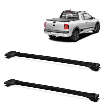 Imagem de Rack de Caçamba Travessa Saveiro Cross 2010 a 2016 Preto