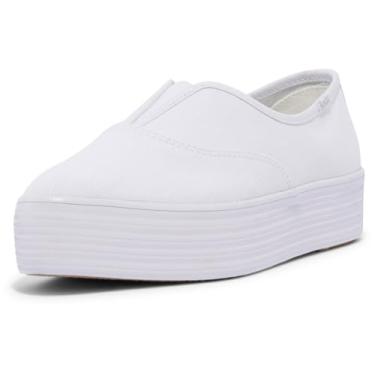 Imagem de Keds Tênis feminino Point Slip on, Tela branca, 41