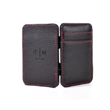Imagem de Carteira masculina moderna mágica comporta dinheiro minimalista marca Maktub