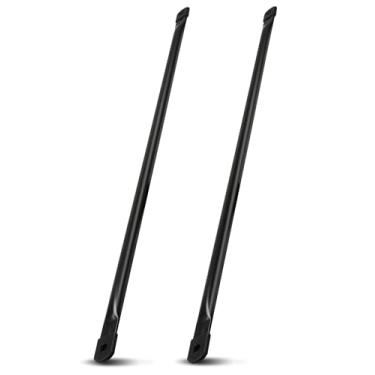 Imagem de 35.4 inch/90cm Garden Swing Replacement Rods(2PCS), Metal Material, Black Powder Coating Round Rods, Fit for Hanging Swing Seat to Frame