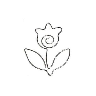 Imagem de WillowswayW adorável pássaro flor gato marcador de livro clipes de papel broche estudante escola escritório papelaria