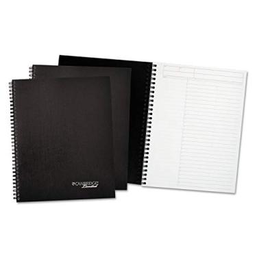 Imagem de Cambridge Caderno de negócios Ation-Planner, 19 x 24 cm, preto, 80 folhas, pacote com 3 (MEA45016)